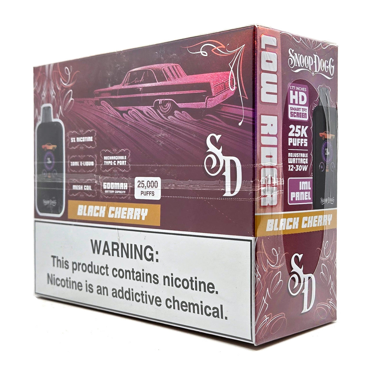 Snoop Dogg Low Rider - 20ml Disposable Pack of 5 Snoop Dogg Low Rider - 20ml Disposable Pack of 5